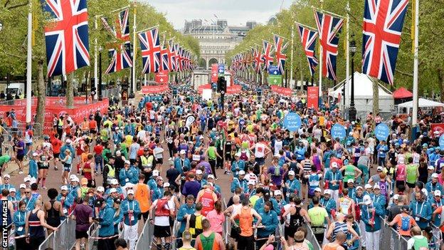 london marathon record race 2021 optimistic runners organisers started above