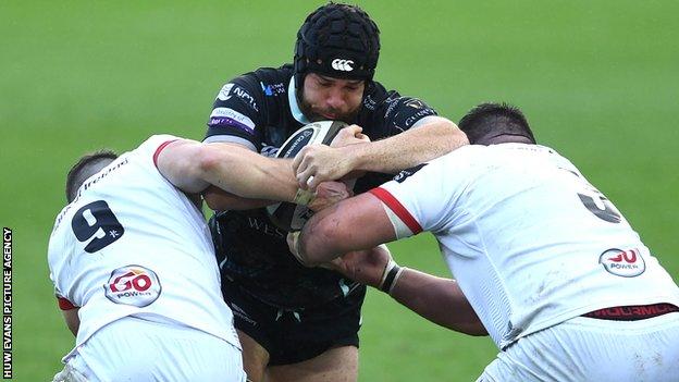 Morgan Morris has played 32 games and scored three tries for Ospreys