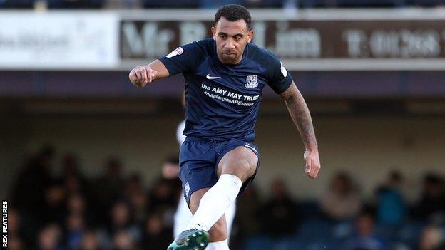 Anton Ferdinand in action for Southend United