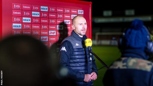 Kidderminster Harriers manager Russell Penn