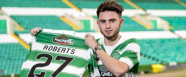 Celtic winger Patrick Roberts