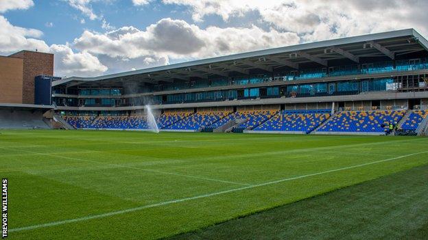 AFC Wimbledon's new stadium at Plough Lane