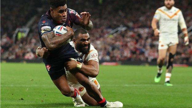 Kevin Naiqama of St Helens