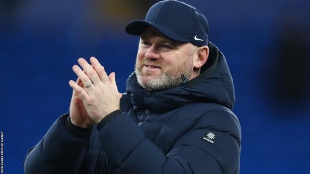 Birmingham City boss Wayne Rooney responds to the fans who sang his name at Cardiff on Wednesday night