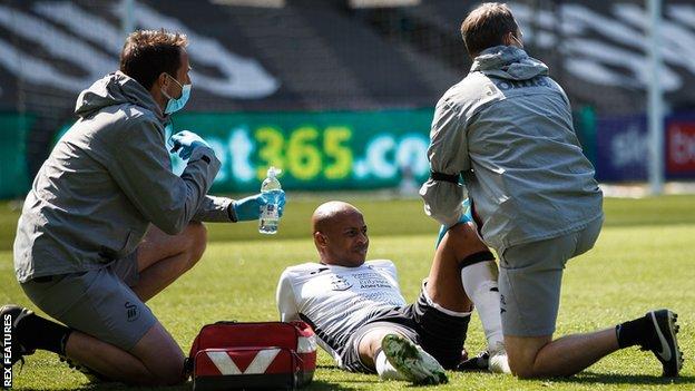 Andre Ayew has scored once in his last eight Swansea appearances but is a key player for Steve Cooper