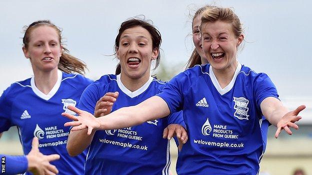 Birmingham City Ladies 3-0 Arsenal Women - BBC Sport