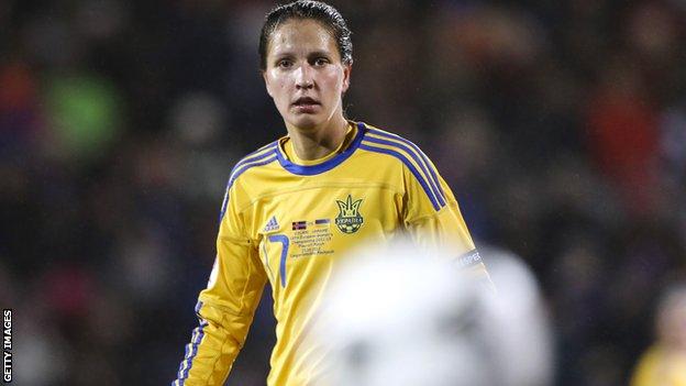 Daryna Apanaschenko bagged a quickfire double for Ukraine against Northern Ireland