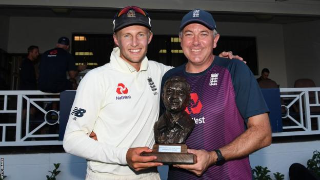 England Test captain Joe Root and head coach Chris Silverwood