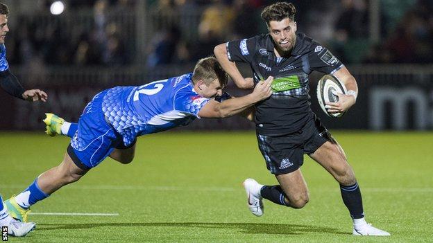 Glasgow Warriors v Saracens: Adam Hastings 'can handle heat' - Dave ...