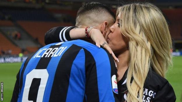 Mauro Icardi's wife, Wanda Nara, is also his agent