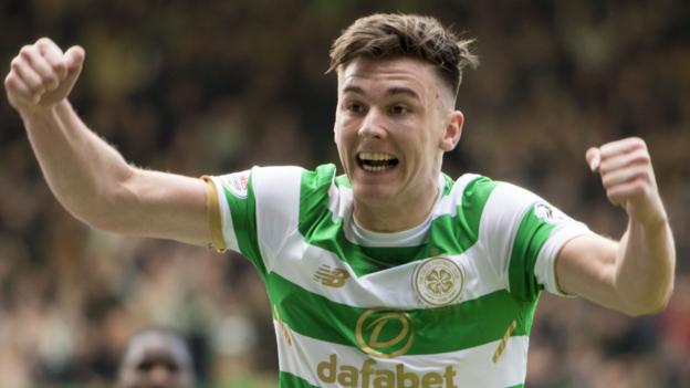 Kieran Tierney: Atletico Madrid interested in Celtic left-back