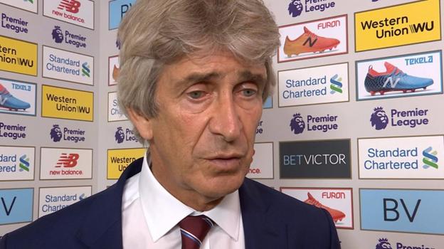 Liverpool 4-0 West Ham: Manuel Pellegrini says Hammers must stay positive - BBC Sport