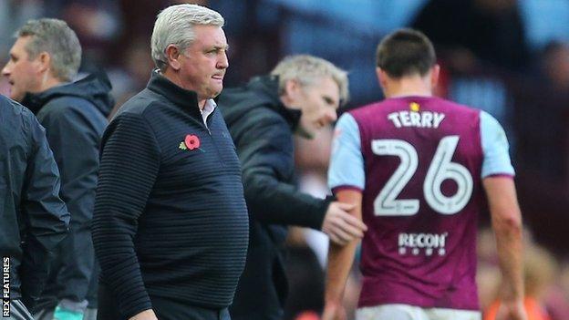 John Terry's early exit added to the pain of a first home league defeat of the season for Steve Bruce's Villa
