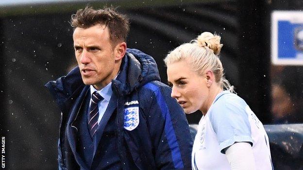 Phil Neville and Alex Greenwood