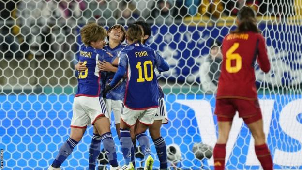 Japan 4-0 Spain: Hinata Miyazawa scores twice in impressive win - BBC Sport