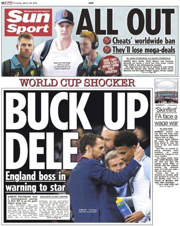 Thursday's back pages - BBC Sport