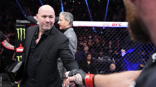 Ufc President Dana White Suggests He Will Not Be Punished For Slapping Wife Bbc Sport 