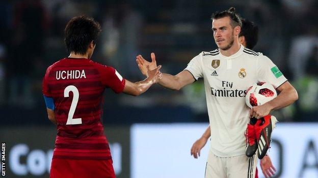 Gareth Bale of Real Madrid during the FIFA Club World Cup semi