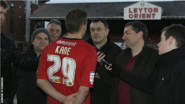 Harry Kane when at Leyton Orient