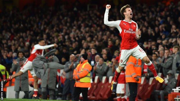 Arsenal 1 0 Leicester City BBC Sport