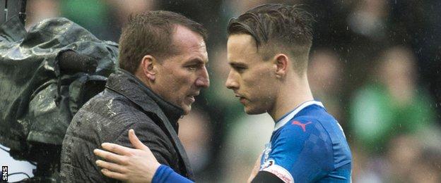 Brendan Rodgers and Barrie McKay