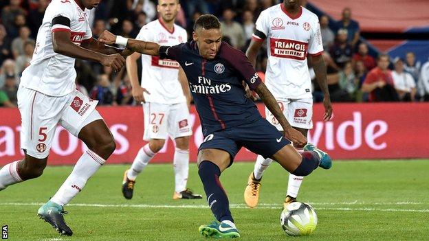 Paris St-Germain 6-2 Toulouse - BBC Sport