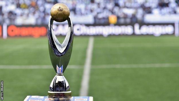 The African Champions League trophy