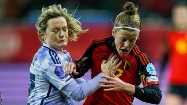 Scotland's Eric Cuthbert and Belgium's Laura Deloose