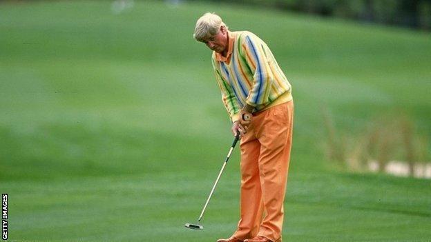 Doug Sanders was known for his colourful golf garb