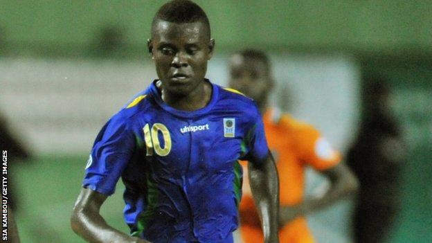 Tanzania striker Mbwana Samatta