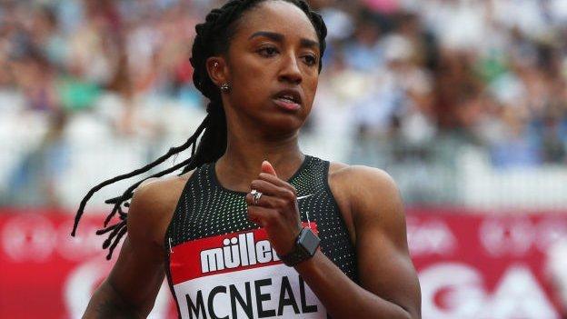 Brianna McNeal: Olympic 100m hurdles champion provisionally suspended ...