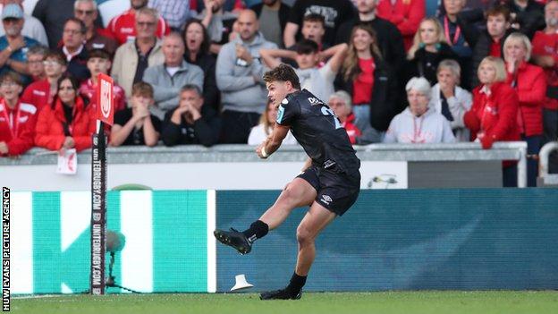 Jack Walsh played in the pre-season game against Northampton before making his competitive debut against Scarlets