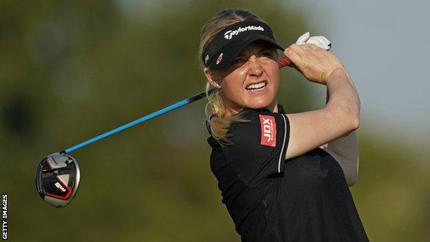 Tour Championship: Charley Hull five shots behind leader Sei Young Kim ...