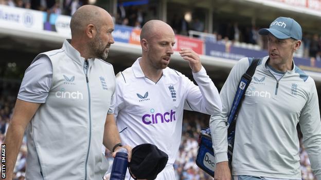 Jack Leach at Lord's