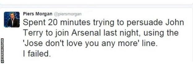 Piers Morgan twitter