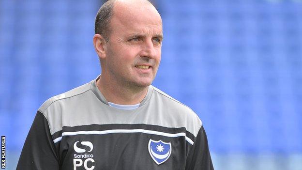 Portsmouth manager Paul Cook