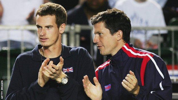 Andy Murray and Tim Henman