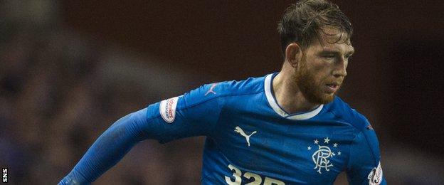 Rangers striker Joe Garner