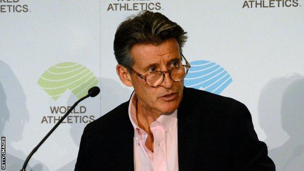 World Athletics president Lord Coe