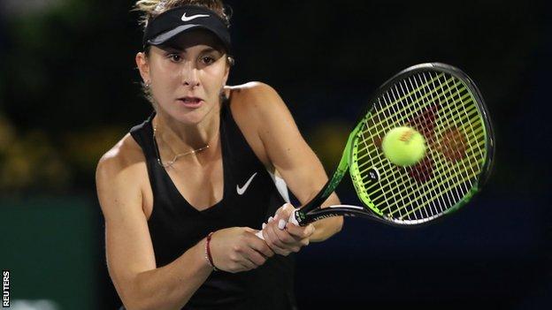 Dubai Tennis Championships Belinda Bencic Beats Petra Kvitova In Final Bbc Sport