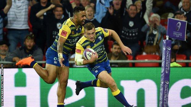Garyn Smith scored a try for Cardiff Blues in the 2018 Challenge Cup final success over Gloucester in May 2018