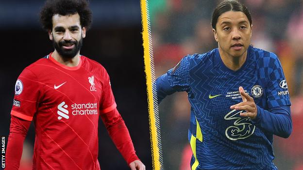 Mohamed Salah and Sam Kerr