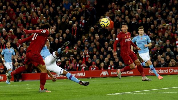 Mo Salah scores against Manchester City