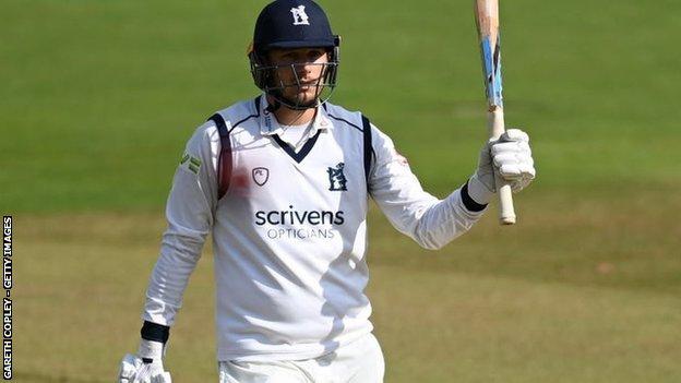 Danny Briggs hit his third County Championship fifty of the season for Warwickshire