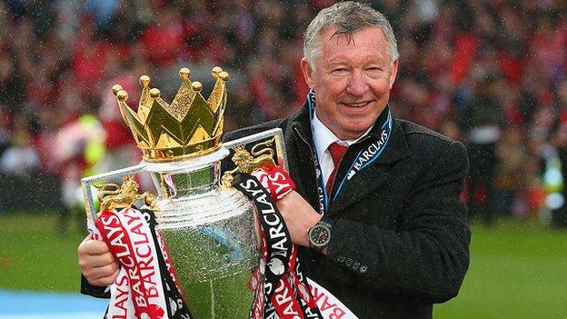 Sir Alex Ferguson's Manchester United won the title in the inaugural Premier League season in 1992-93, the first of 13 championships under him