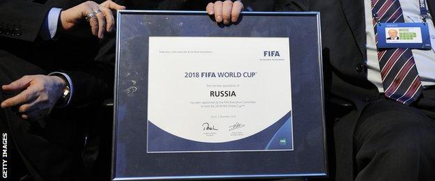 Russia 2018 World Cup bid