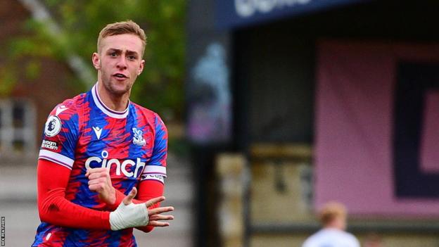 Killian Phillips in action for Crystal Palace's under-21 side
