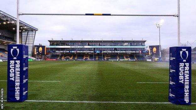 General view of Sixways, home of Worcester Warriors