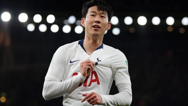 Tottenham striker Son Heung-min