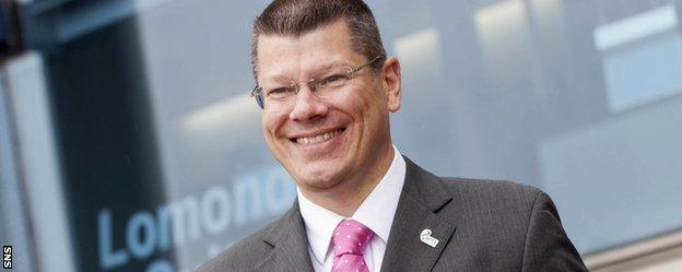 SPFL chief executive Neil Doncaster at Hampden